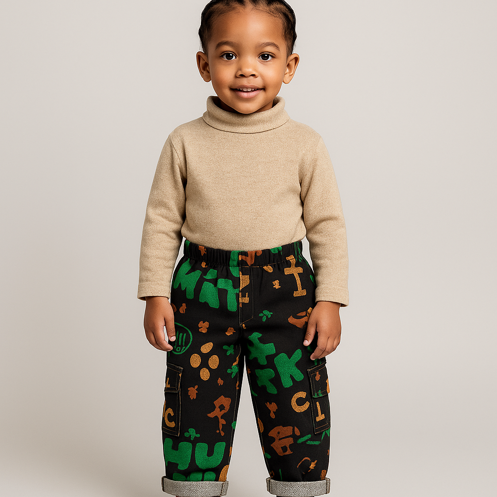 Printed Boy Jeans