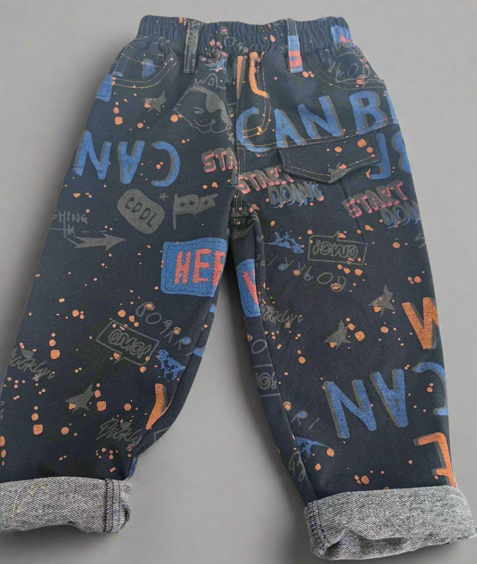 Graffiti-Style Jeans