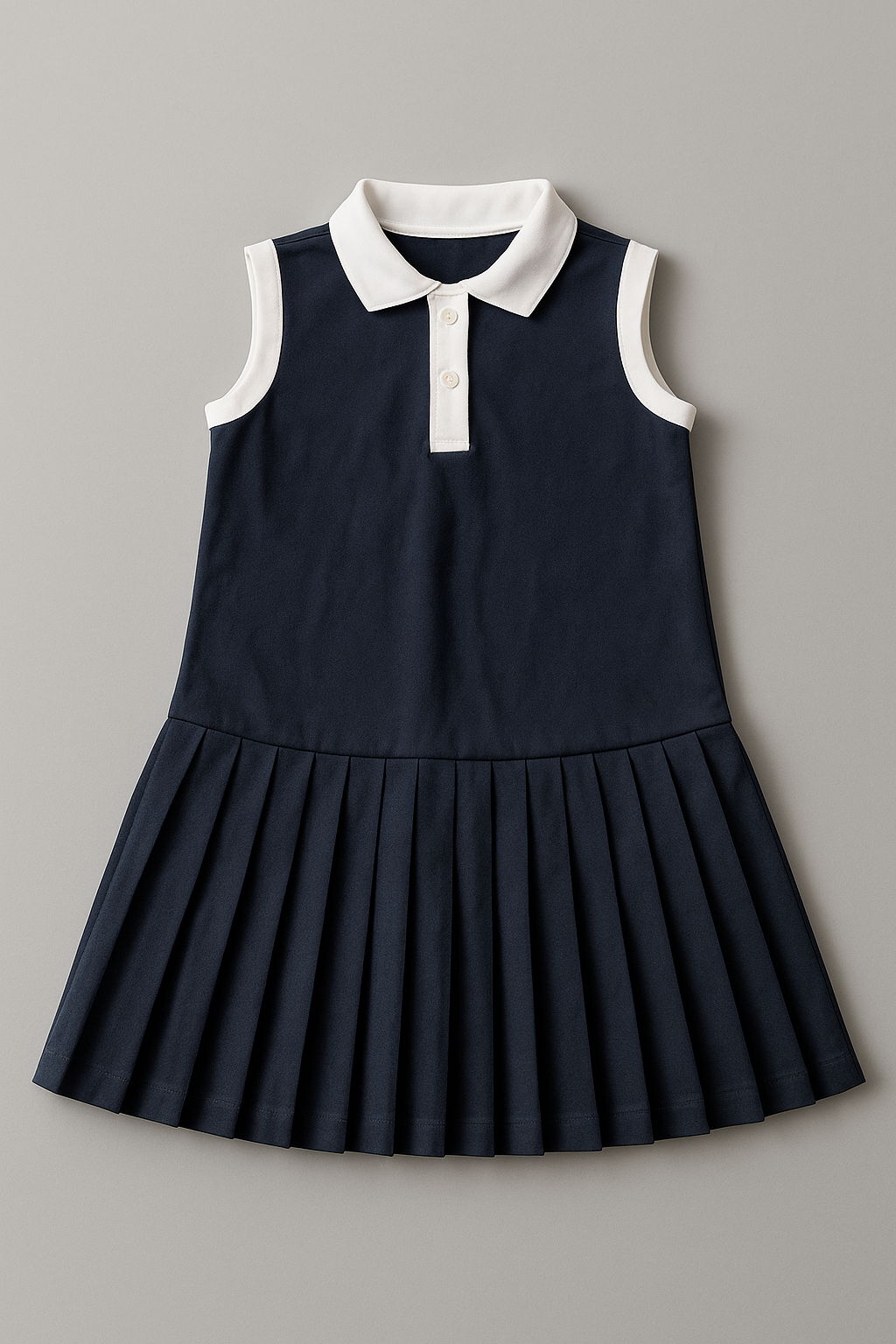 The Classic Pleated Polo Dress