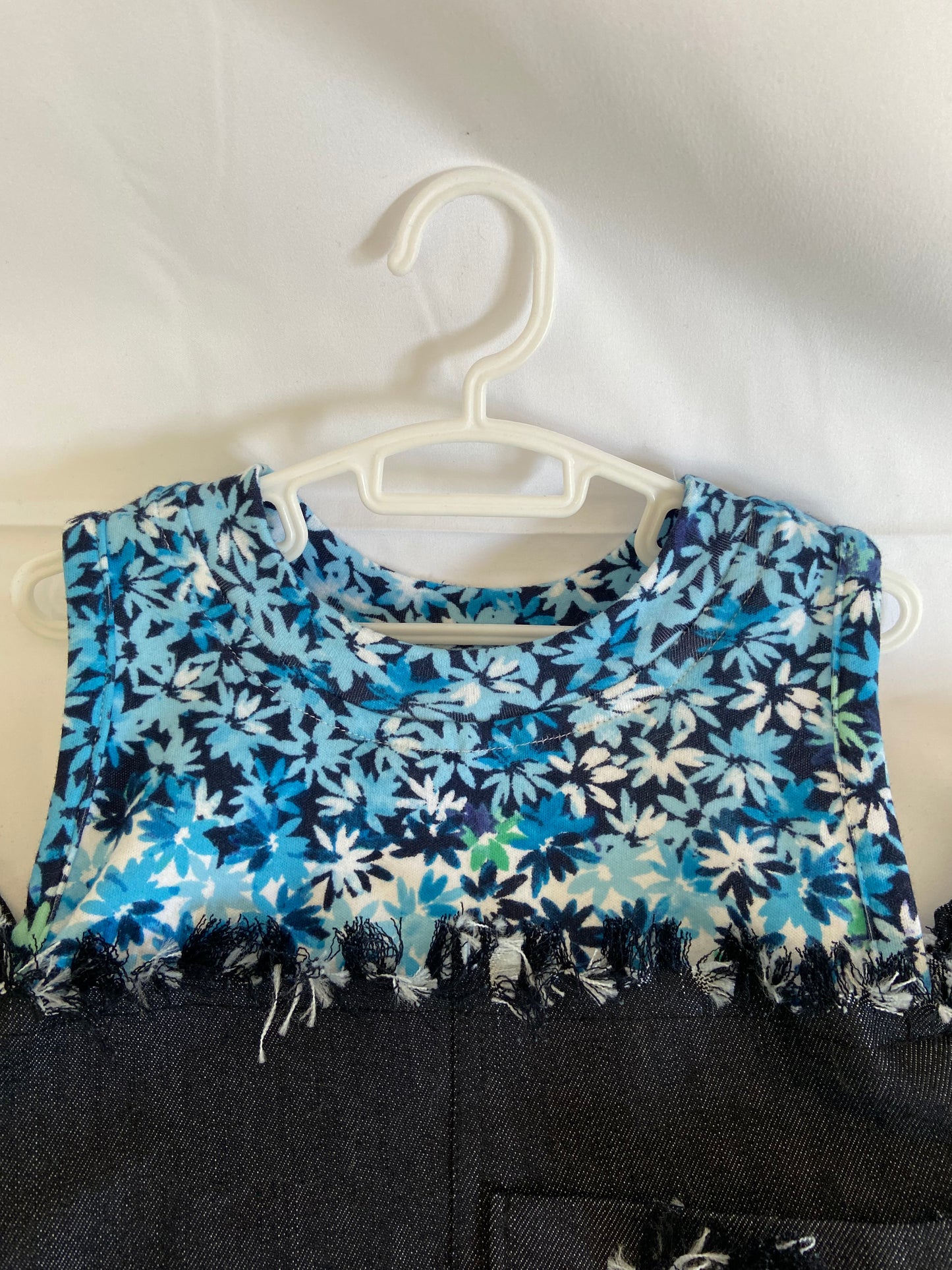 Girls' Denim Patch Dress