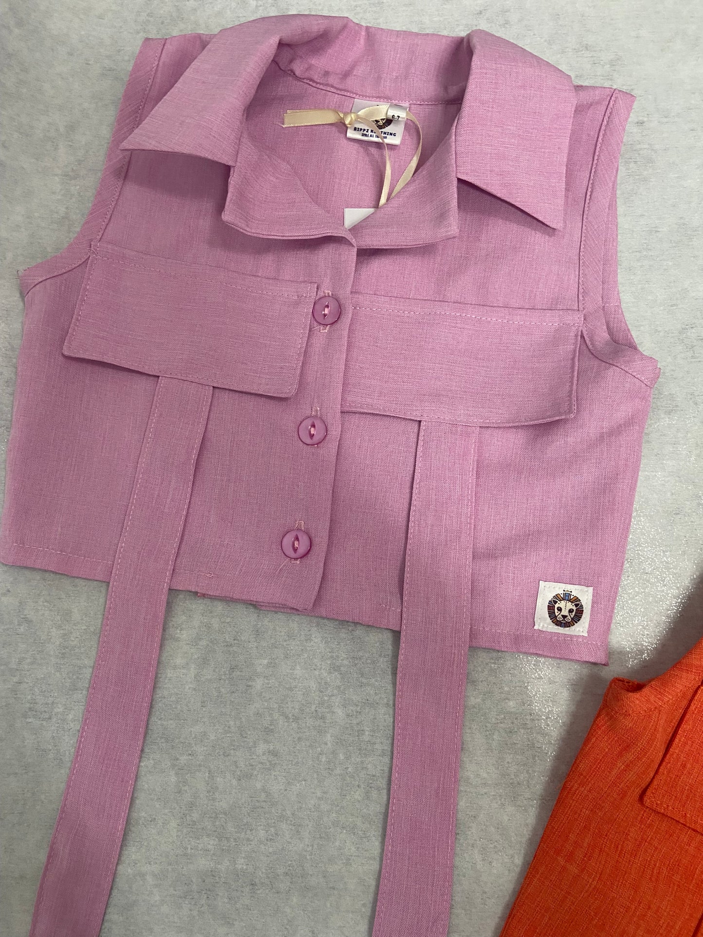 Girls'- Cropped Shirt