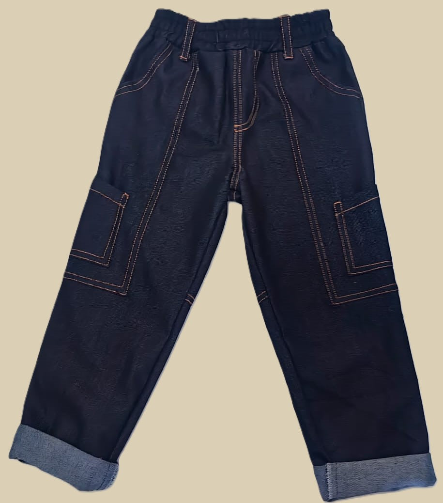 Bold Stitch Utility Denim