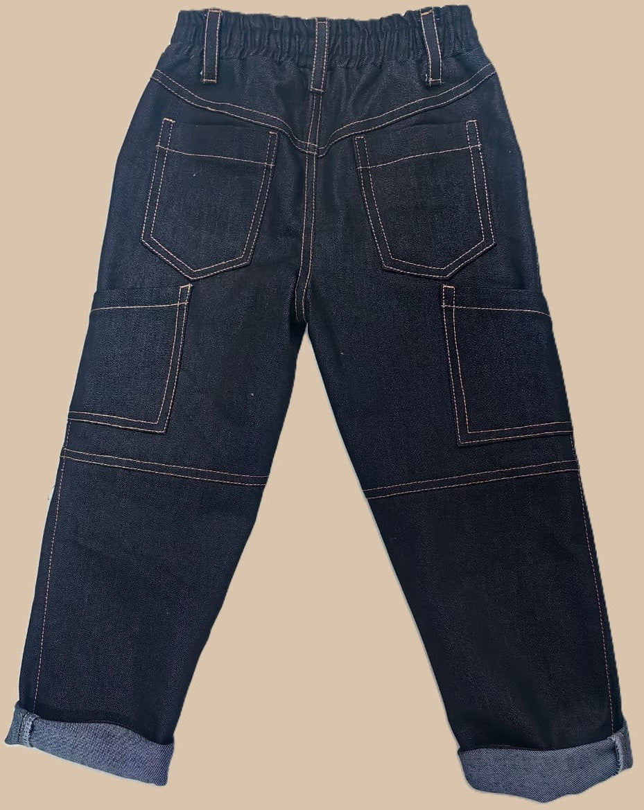 Bold Stitch Utility Denim