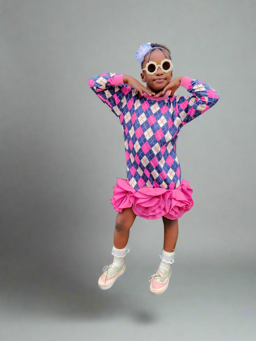 Long Sleeved Dress with ruffles