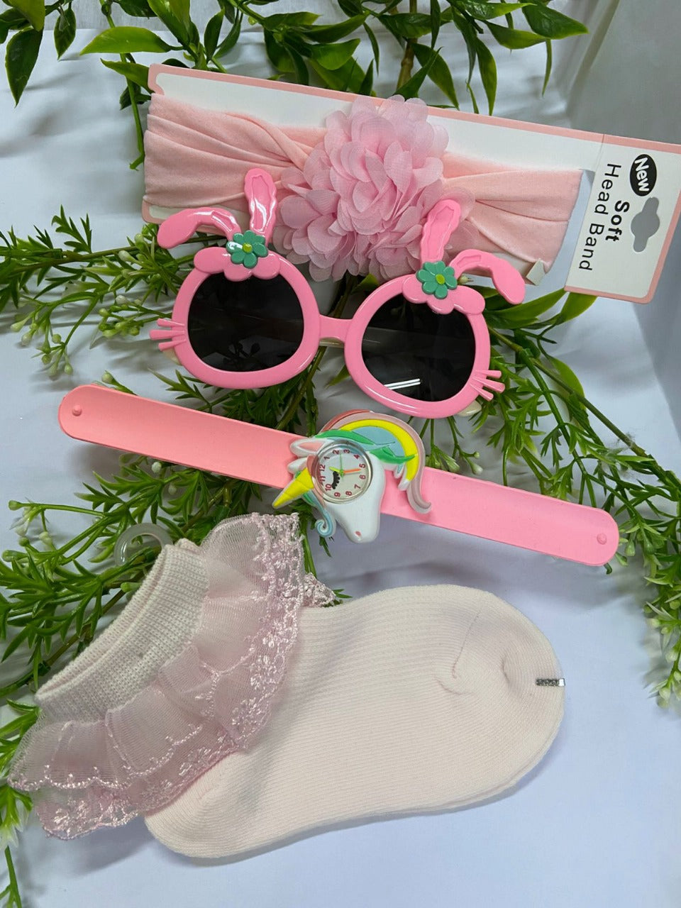 Blush Bunny Accessories Set – Adorable & Whimsical