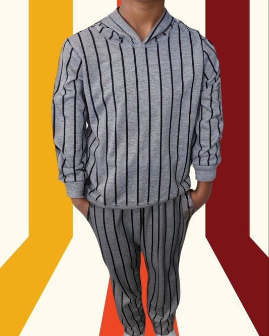 Boys Stripped Tracksuit
