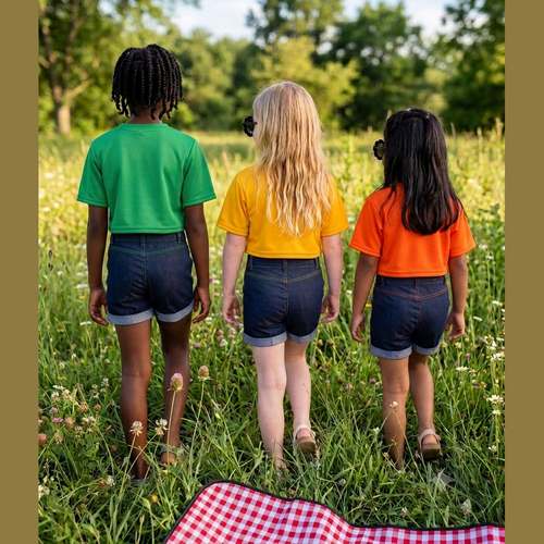 Bippz Crop Tees For Girls