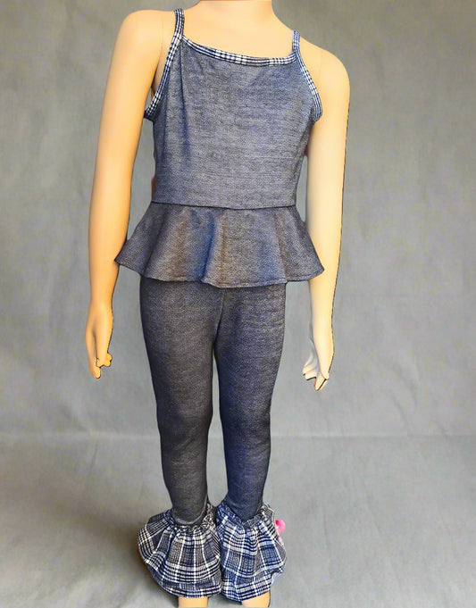 Playful Ruffle Peplum Jumpsuit