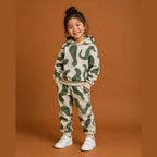 Boys Abstract Camo Fleece Tracksuit Set