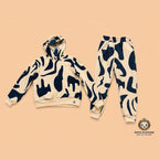 Boys Abstract Camo Fleece Tracksuit Set
