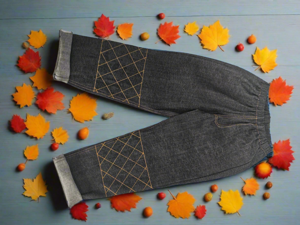 Denim Charm Duo