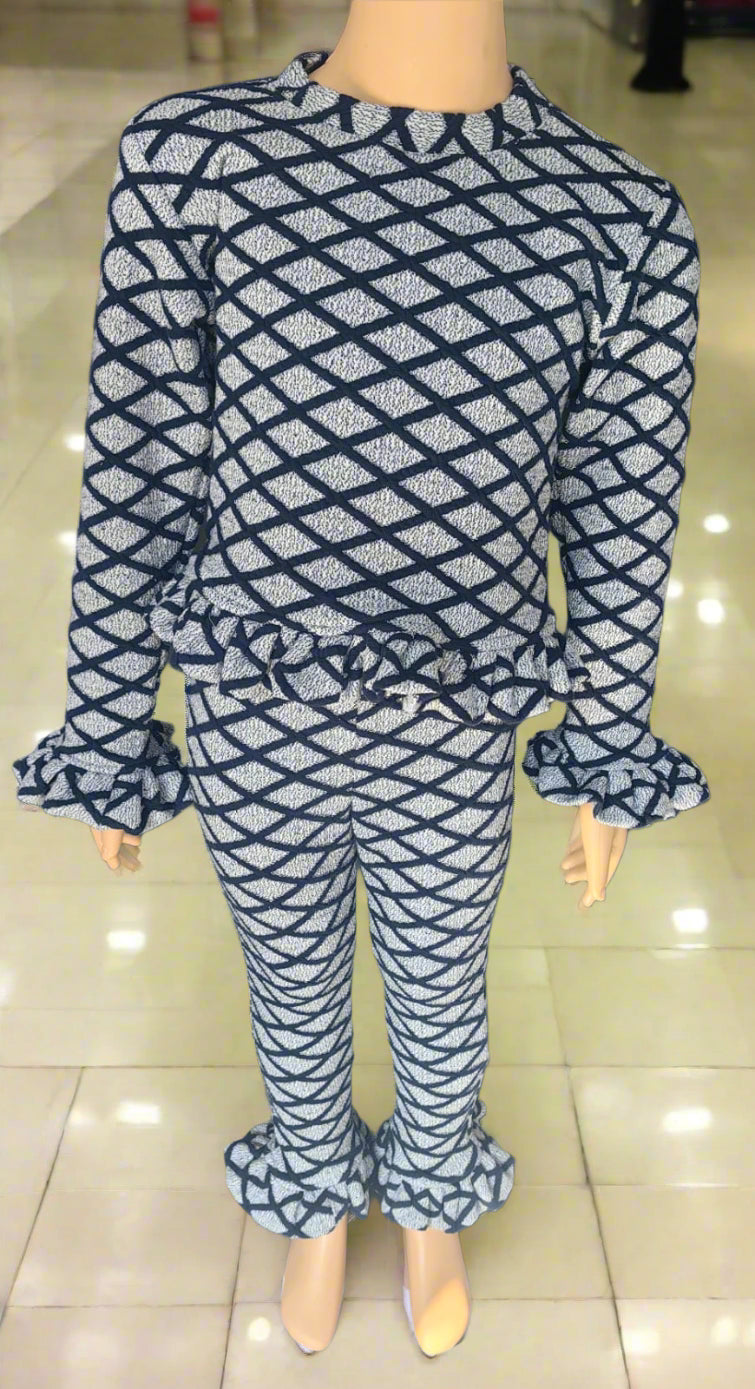 Diamond Ruffle Set