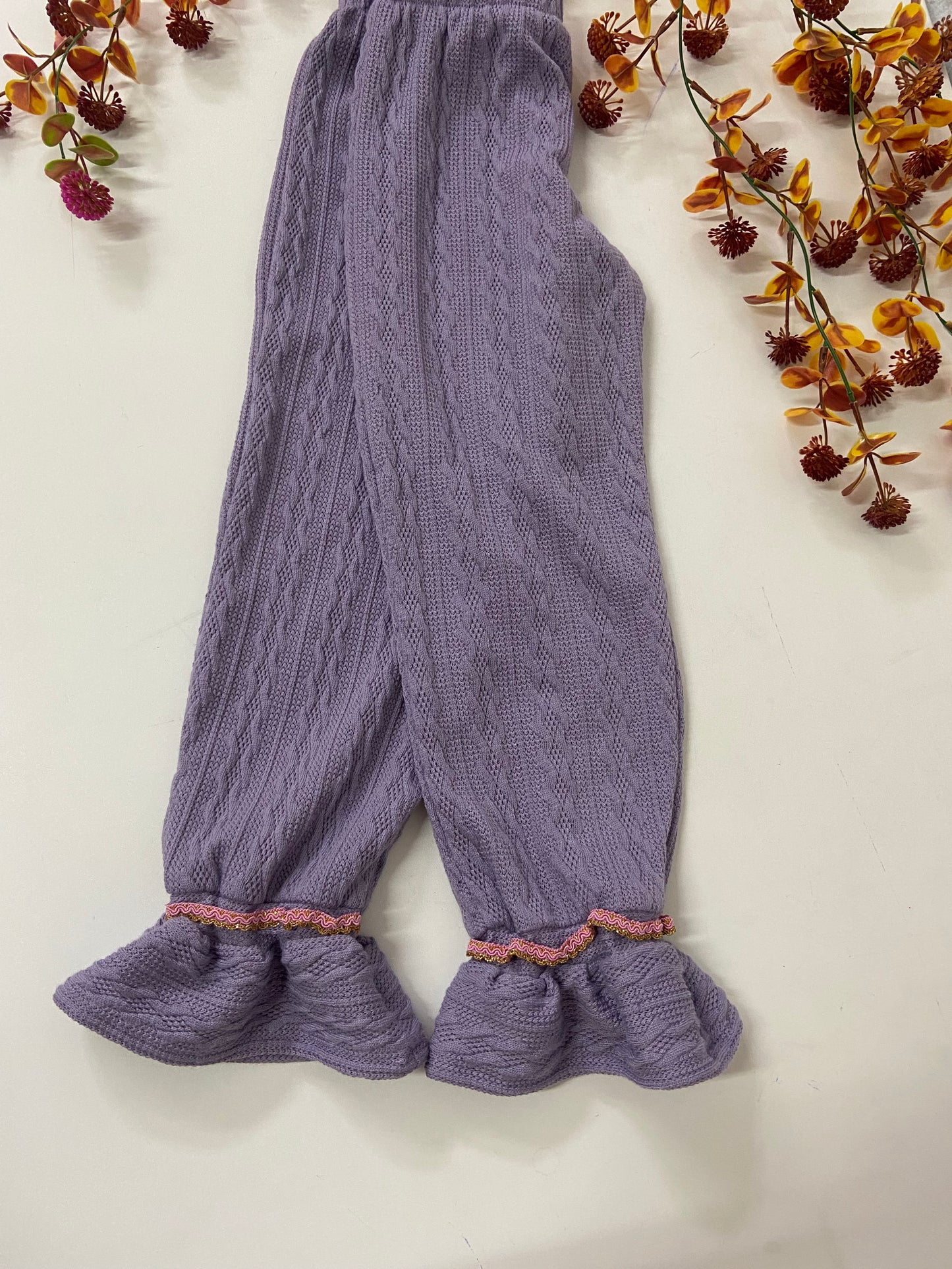 Lilac Knitted outfit set