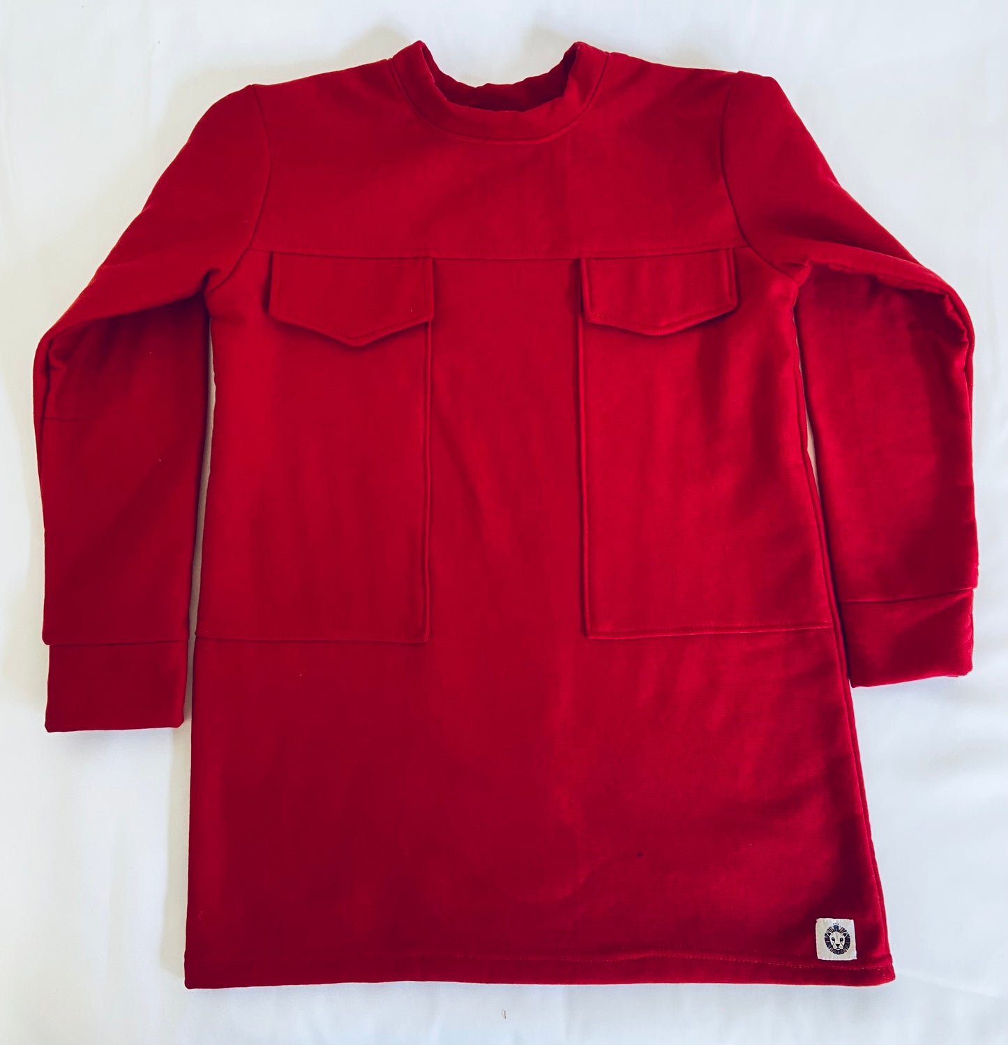Crimson Utility Dress