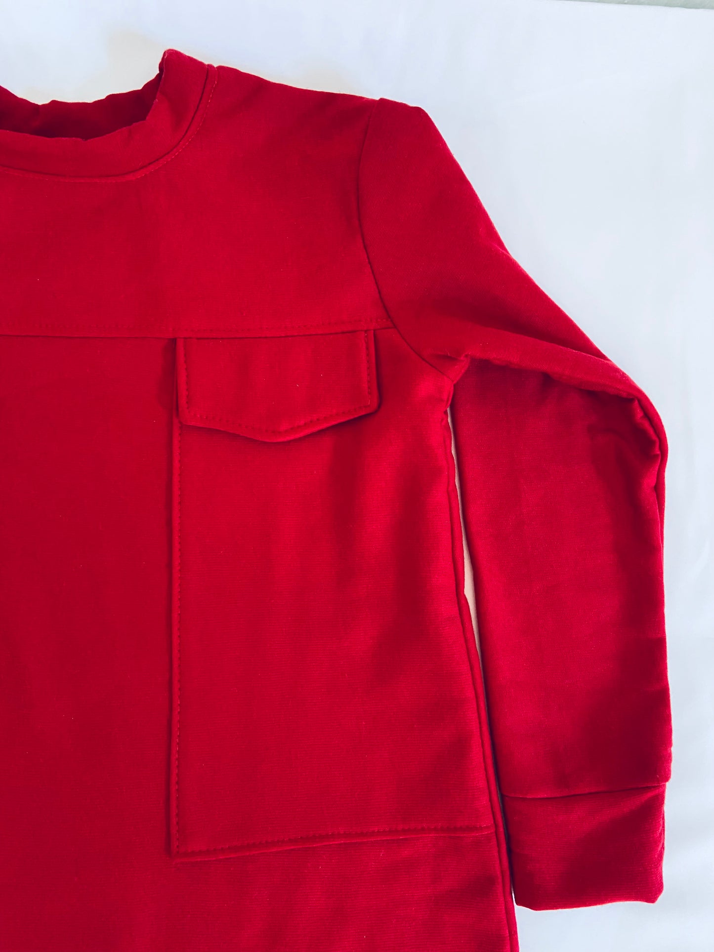 Crimson Utility Dress