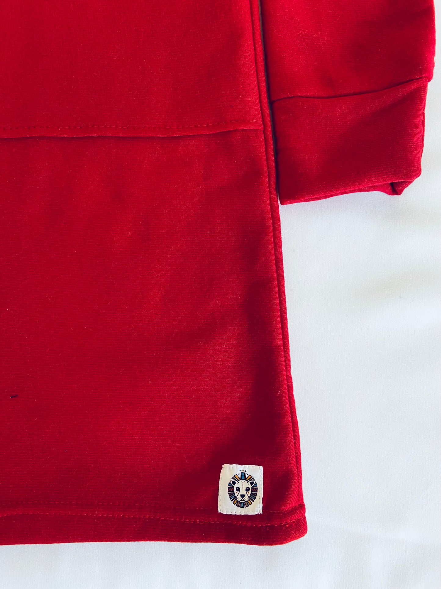 Crimson Utility Dress