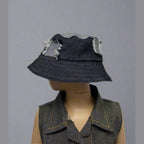 Kids' Denim Patchwork Bucket Hat