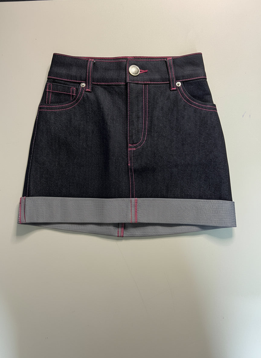 Denim Mini Skirt