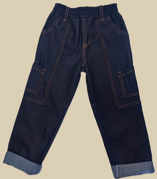 Bold Stitch Utility Denim