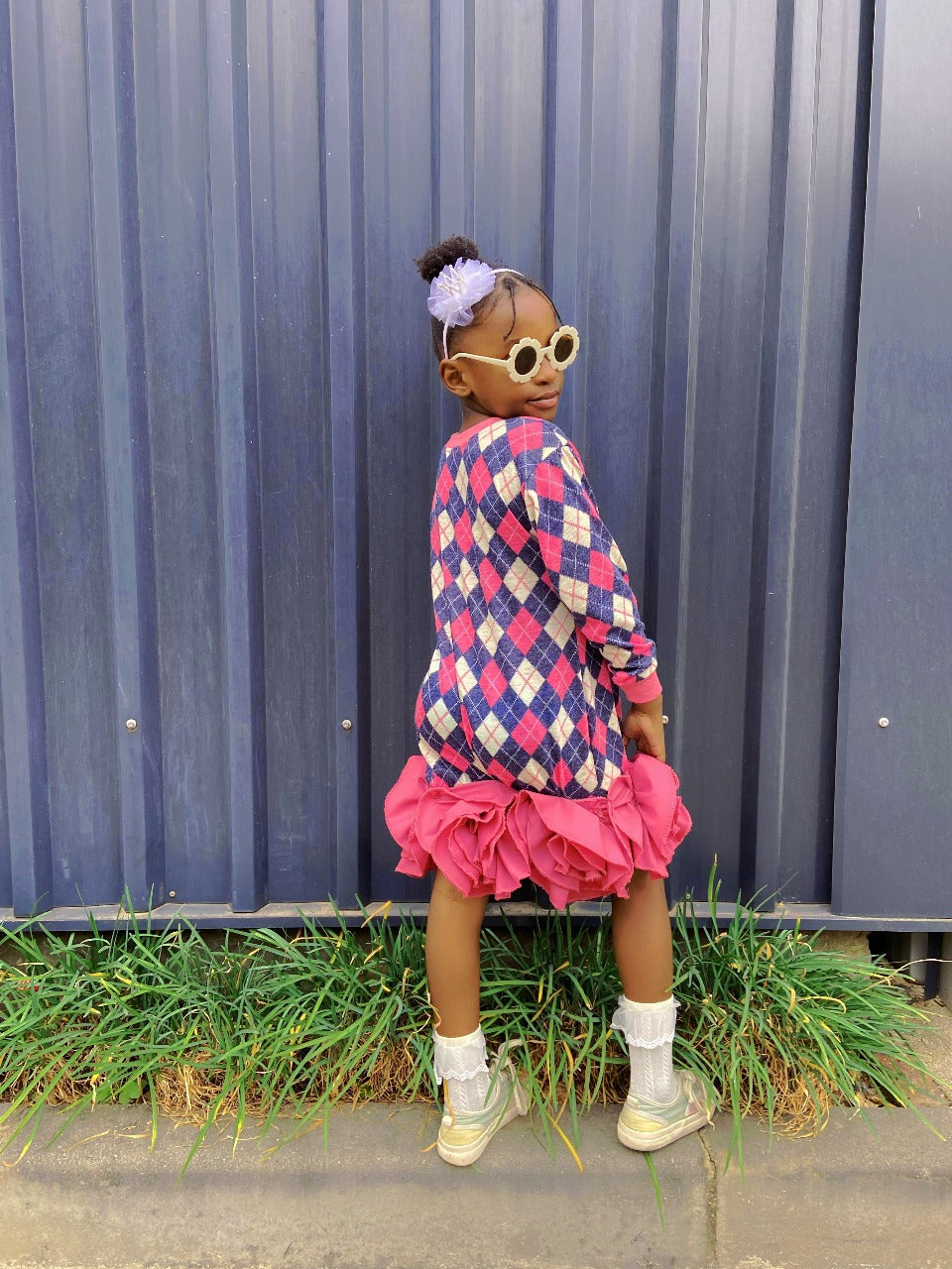 Long Sleeved Dress with ruffles