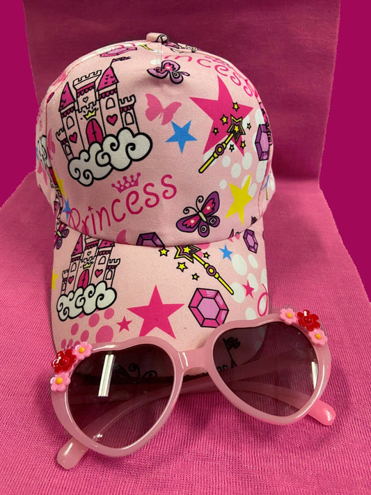 Princess Magic Kids Cap with sunglasses