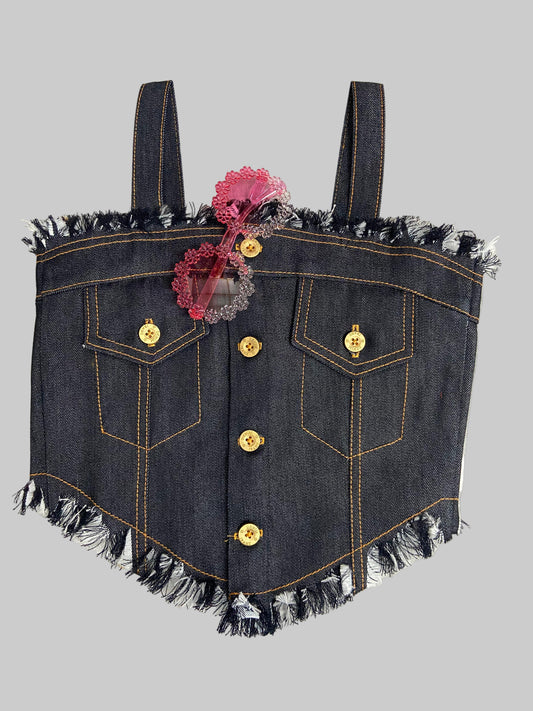 Denim Crop Top