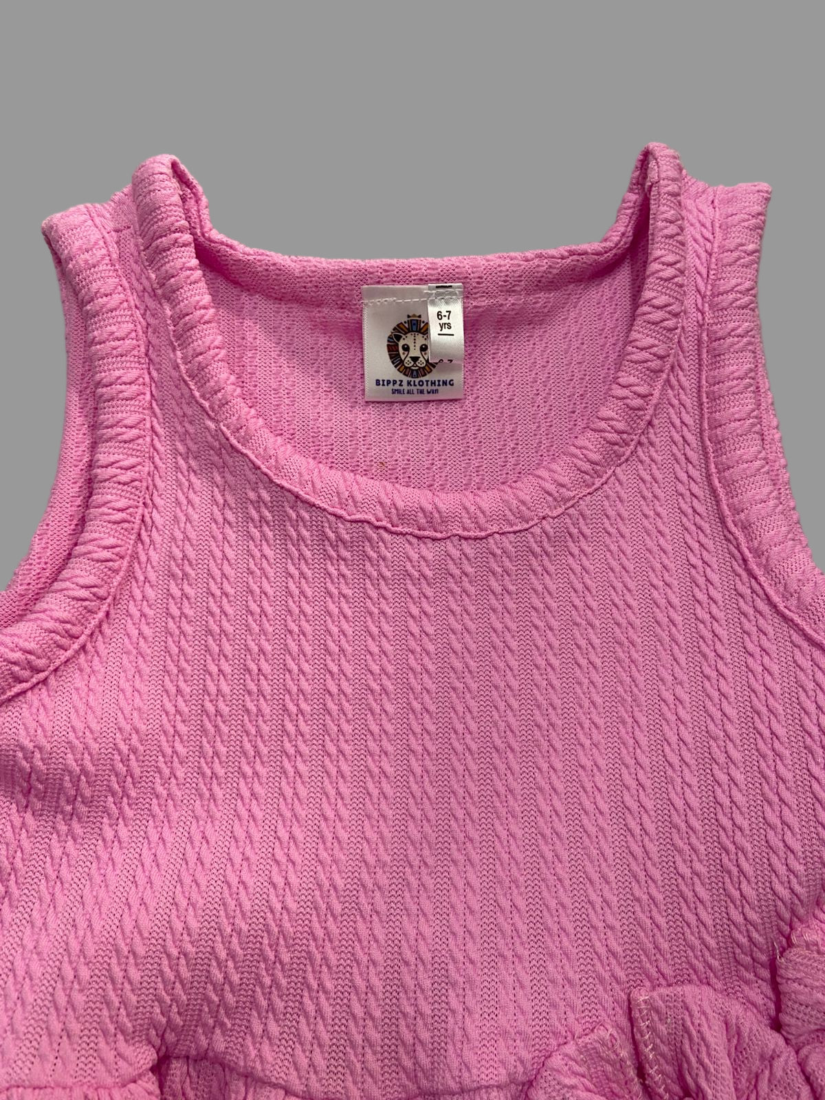 Pink Flutter Princess Dress