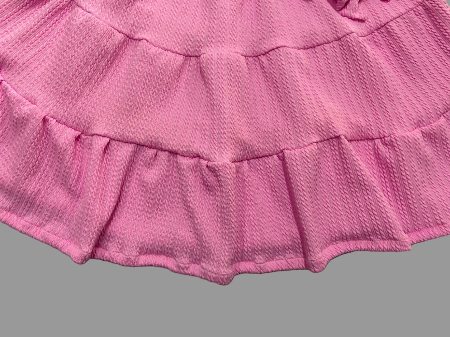 Pink Flutter Princess Dress