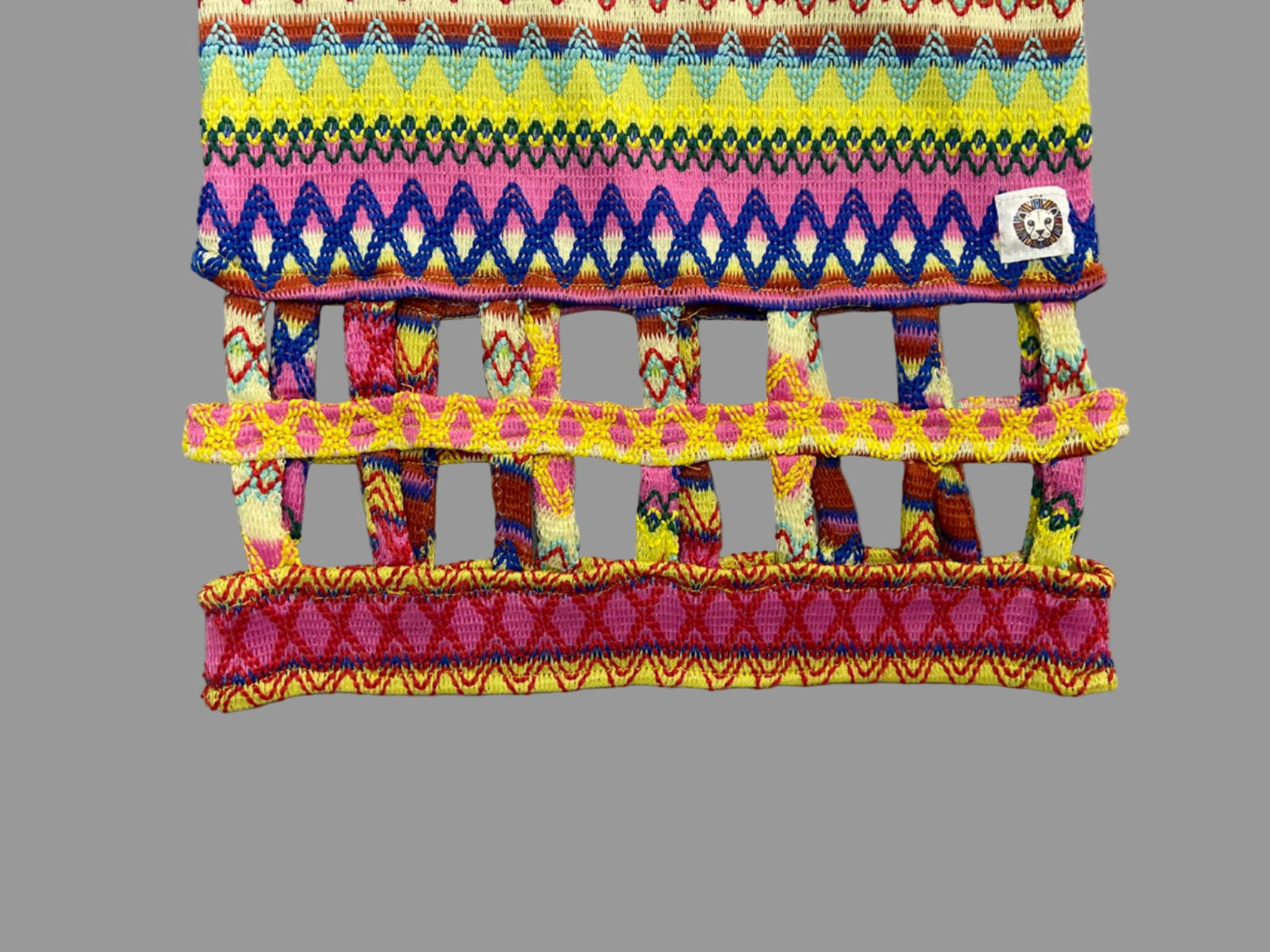 Rainbow Boho Knit Dress