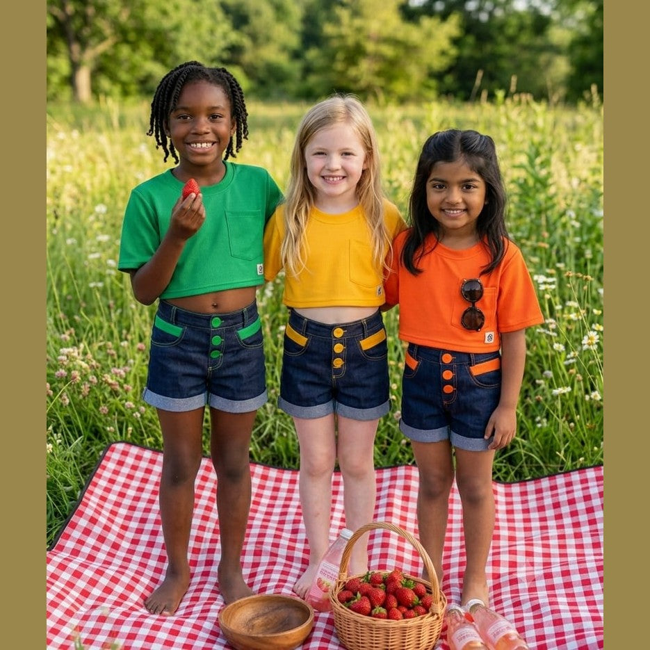 Bippz Crop Tees For Girls