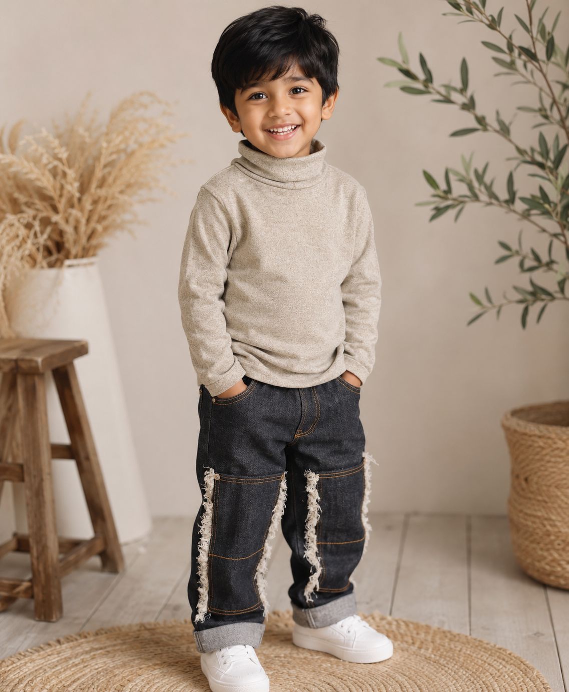 Boys Distressed Denim Jeans | Bippz Klothing