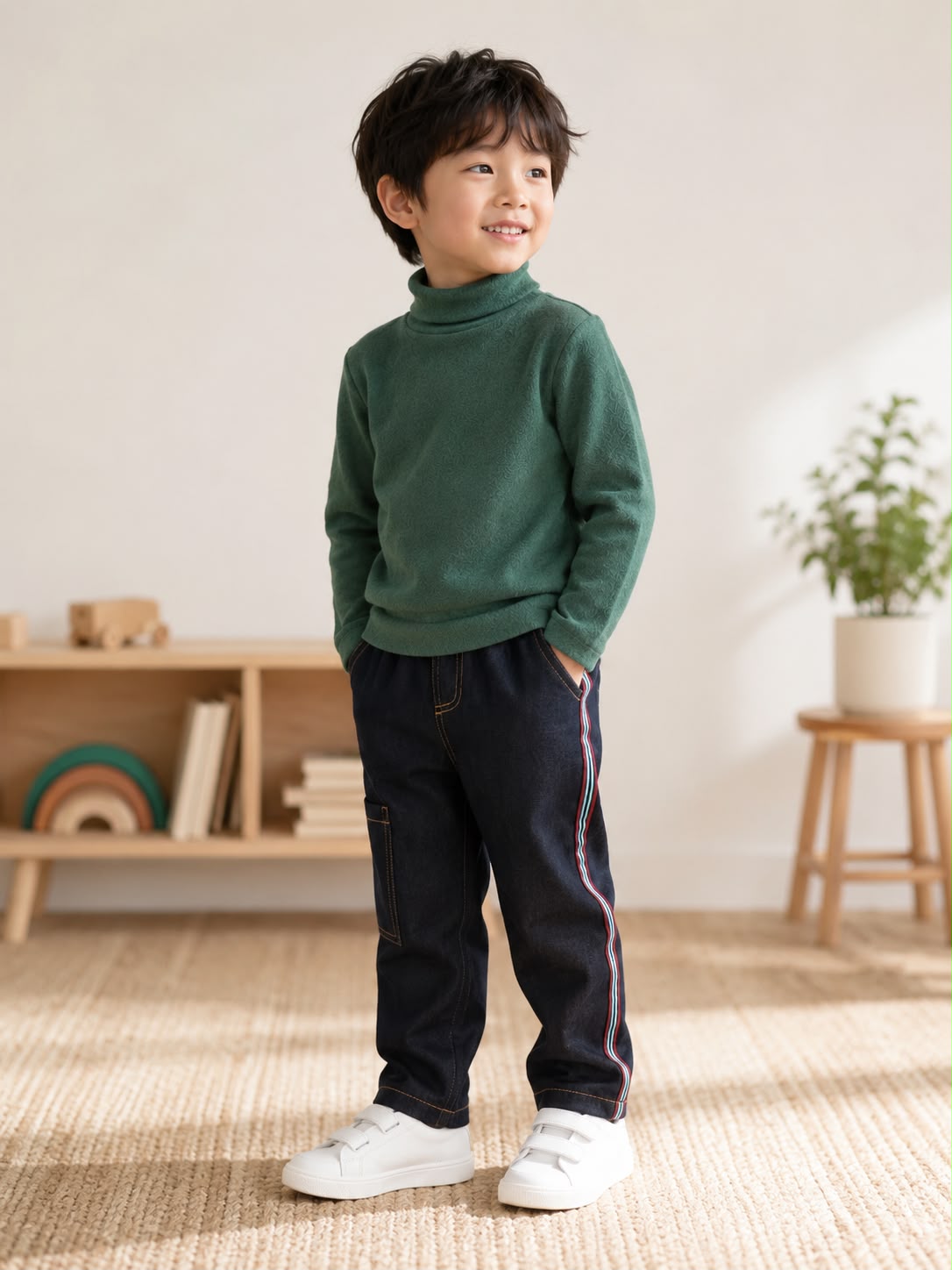 Stripe Sprint Denim