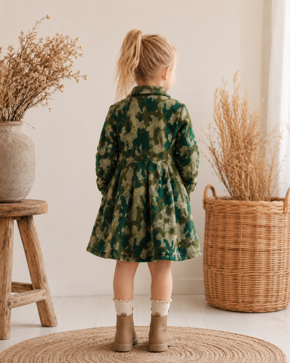 Evergreen Luxe Winter Coat – Girls