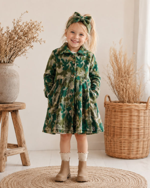 Evergreen Luxe Winter Coat – Girls