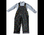 Unisex Dungaree Multicolor Dots