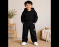 Boys Kids’ Denim Hoodie Set – 2-Piece Outfit