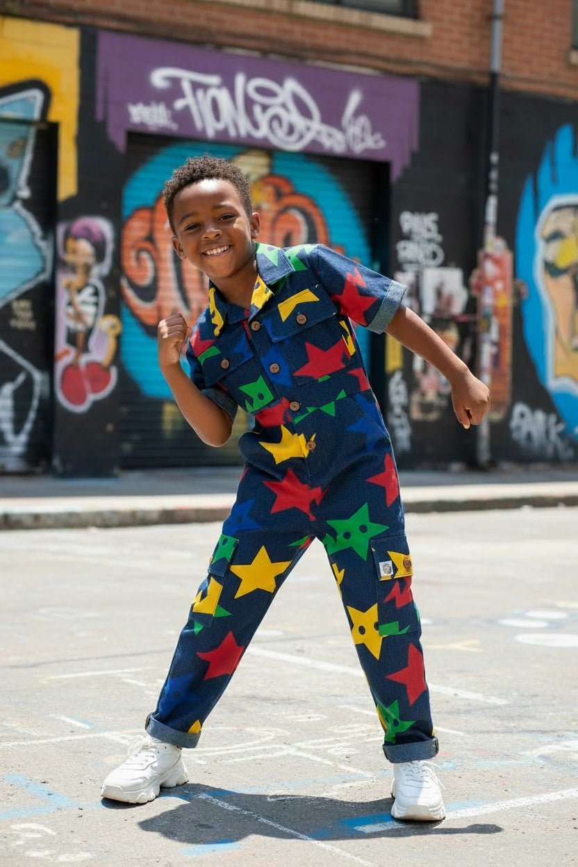All-Star Denim Overall - Bippz Klothing