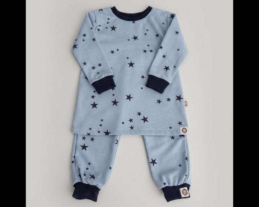 Boys Blue Star Print Lounge Set – Cosy Looks, Stellar Style