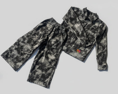 Boys Black Camo Set – Built for the Bold