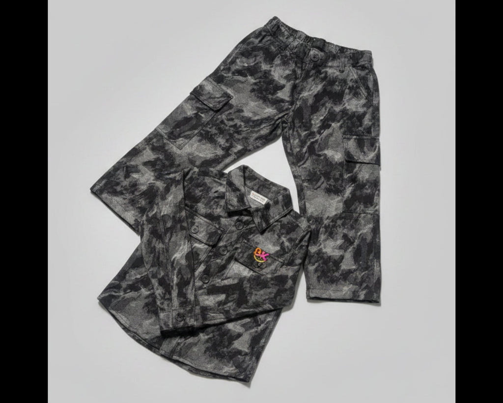Boys Black Camo Set – Built for the Bold