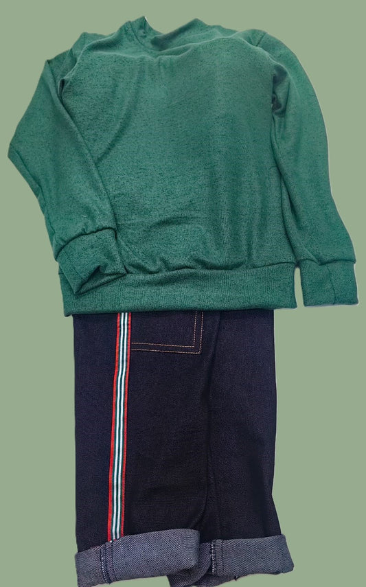 Stripe Sprint Denim