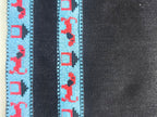 Denim dress with blue trimms - Bippz Klothing