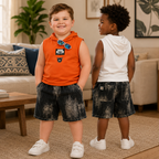 Distressed Denim Shorts for Boys