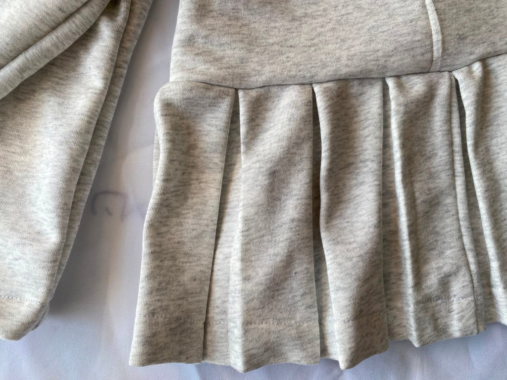 Girls Grey Skirt Tracksuit Set – Sporty, Sweet & Completely Her