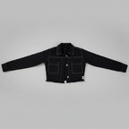 Girls Navy Denim Set – The One That Stops the Scroll