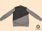 Boys Stripe Sleeve Denim Set | Bippz Klothing