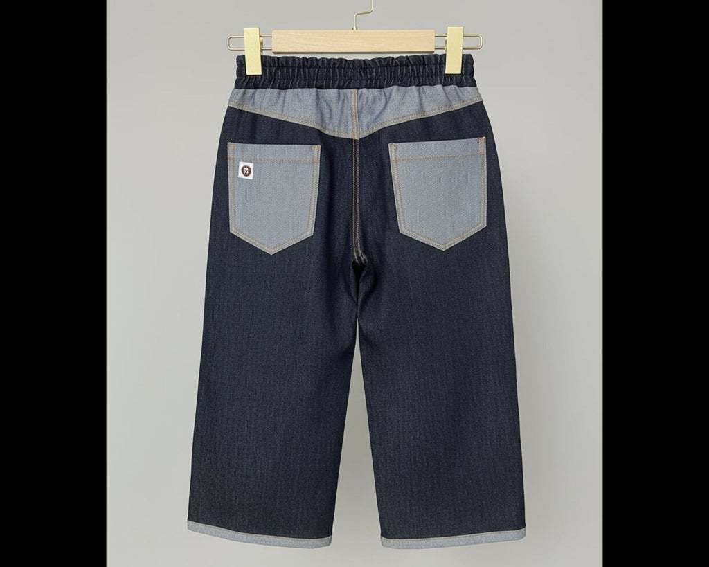 Navy Patch Denim Co-ord Set – Boys - Bippz Klothing