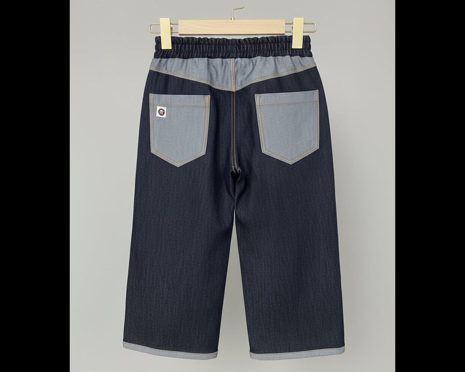 Navy Patch Denim Co-ord Set – Boys - Bippz Klothing