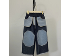 Navy Patch Denim Co-ord Set – Boys - Bippz Klothing