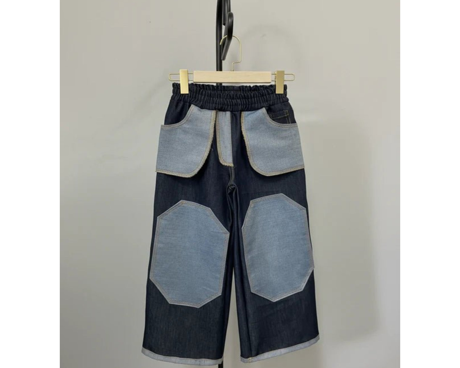 Navy Patch Denim Co-ord Set – Boys - Bippz Klothing
